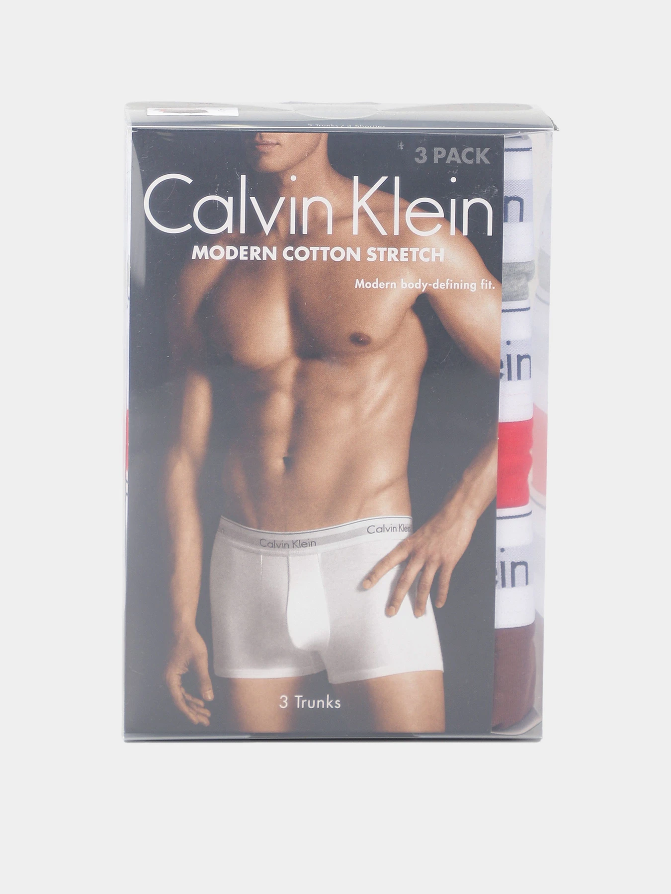 Нижнее белье Calvin Klein Underwear Trunk 3Pk модель 000NB2380A-GVZ Фото