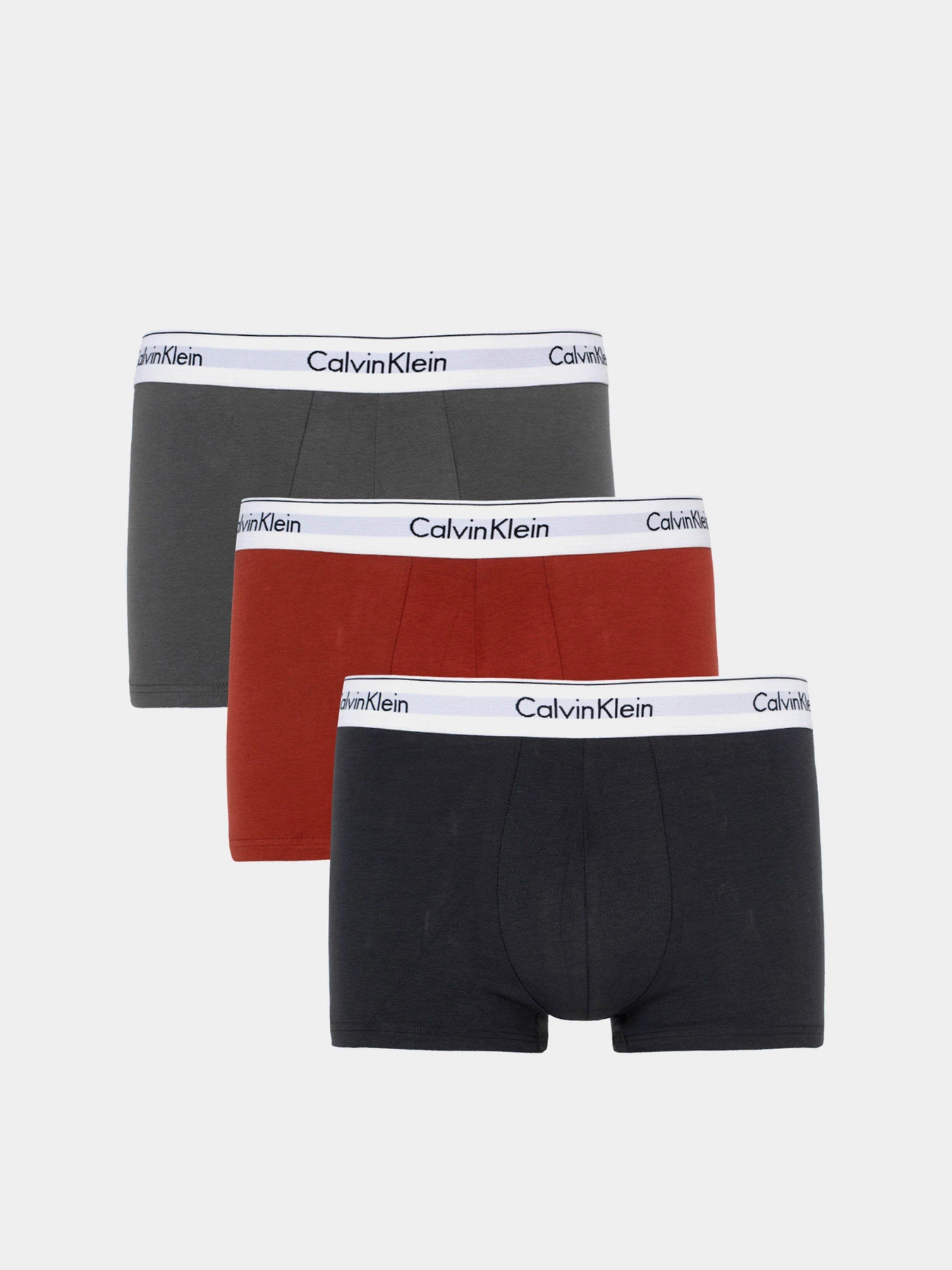 Нижнее белье Calvin Klein Underwear Trunk 3Pk модель 000NB2380A-GWF Фото