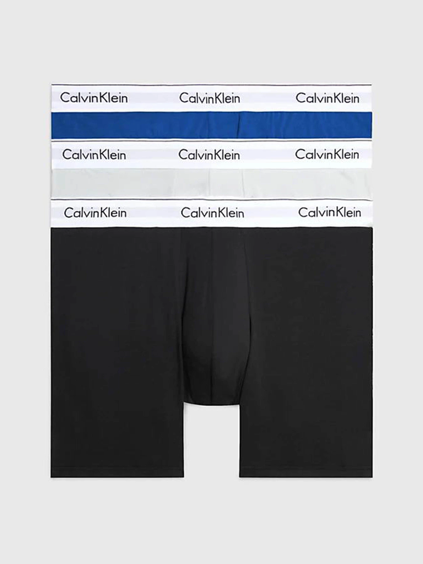 Нижнее белье Calvin Klein Underwear 3 Pack Boxer Briefs - Modern Cotton модель 000NB2381A-GW4 Фото