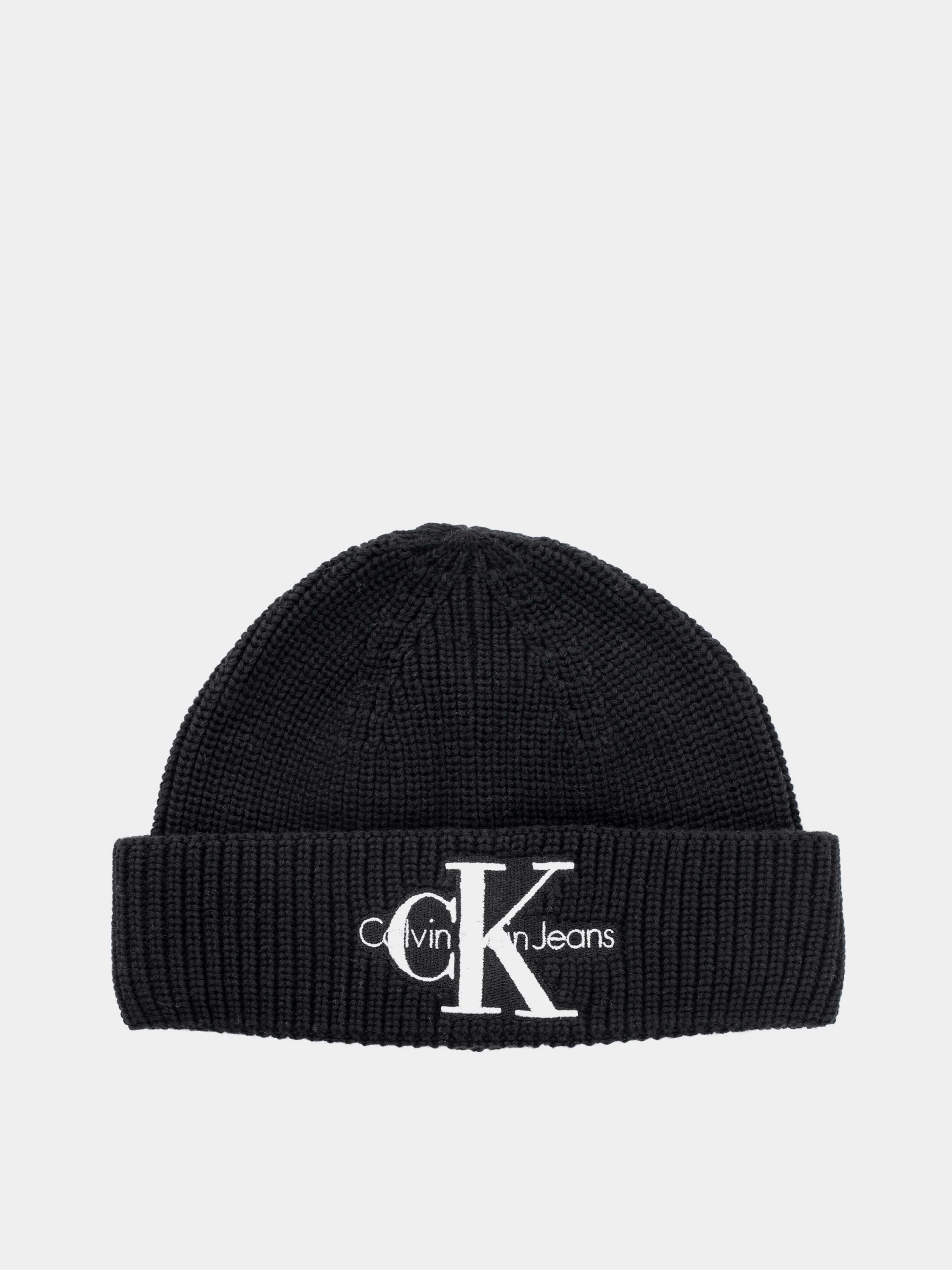 Calvin Klein Monogram Шапка колір чорний