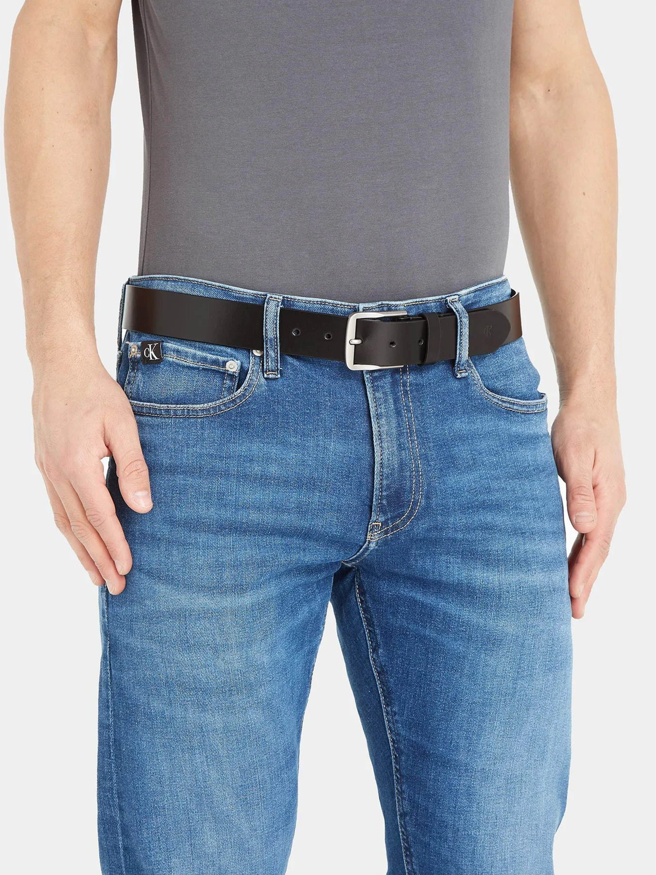 Ремни Calvin Klein Fl Cl Ro Lthr Belt модель K50K511145-BDS Фото