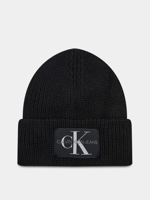 Шапки и кепки Calvin Klein Monogram Beanie Wl модель K50K506242-BDS Фото