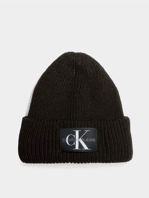 Шапки и кепки Calvin Klein Monologo Patch Beanie модель K50K506242-GT8 Фото
