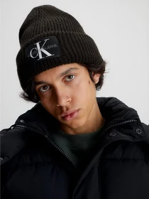 Шапки и кепки Calvin Klein Monologo Patch Beanie модель K50K506242-GT8 Фото