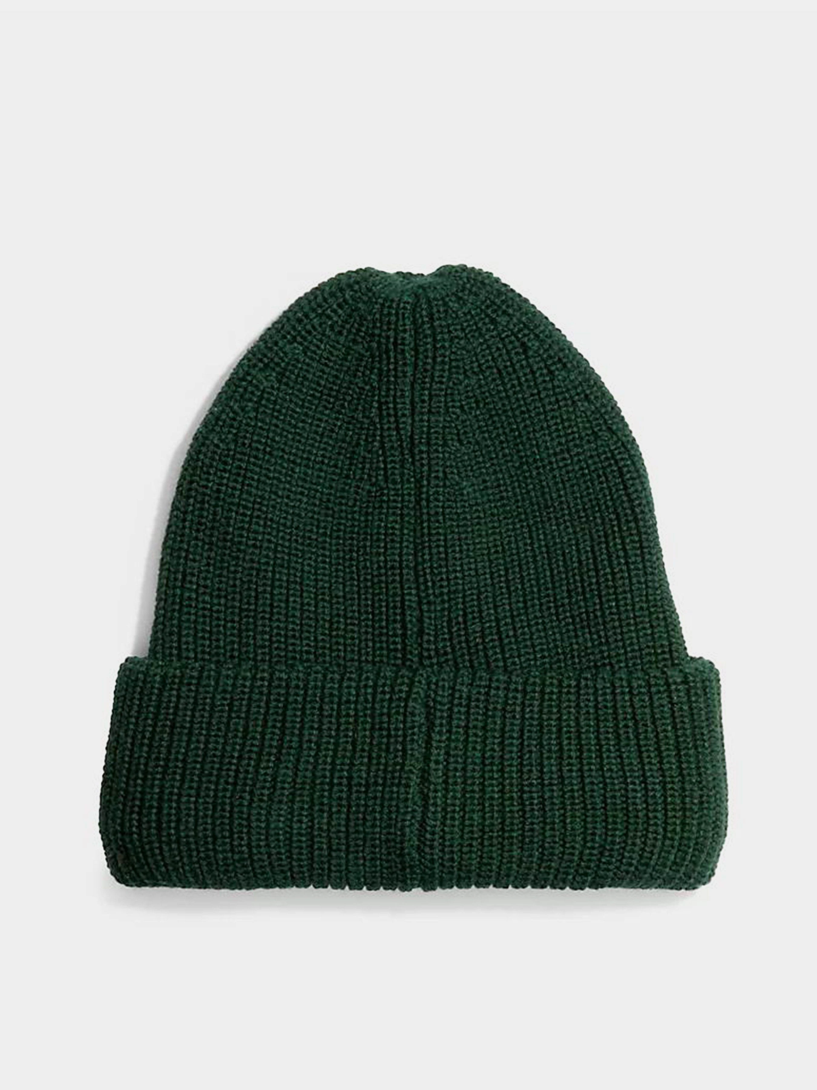 Calvin Klein Monologo Patch Beanie Шапка колір зелений фото 2