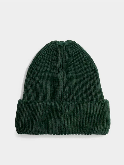 Calvin Klein Monologo Patch Beanie Шапка колір зелений фото 2
