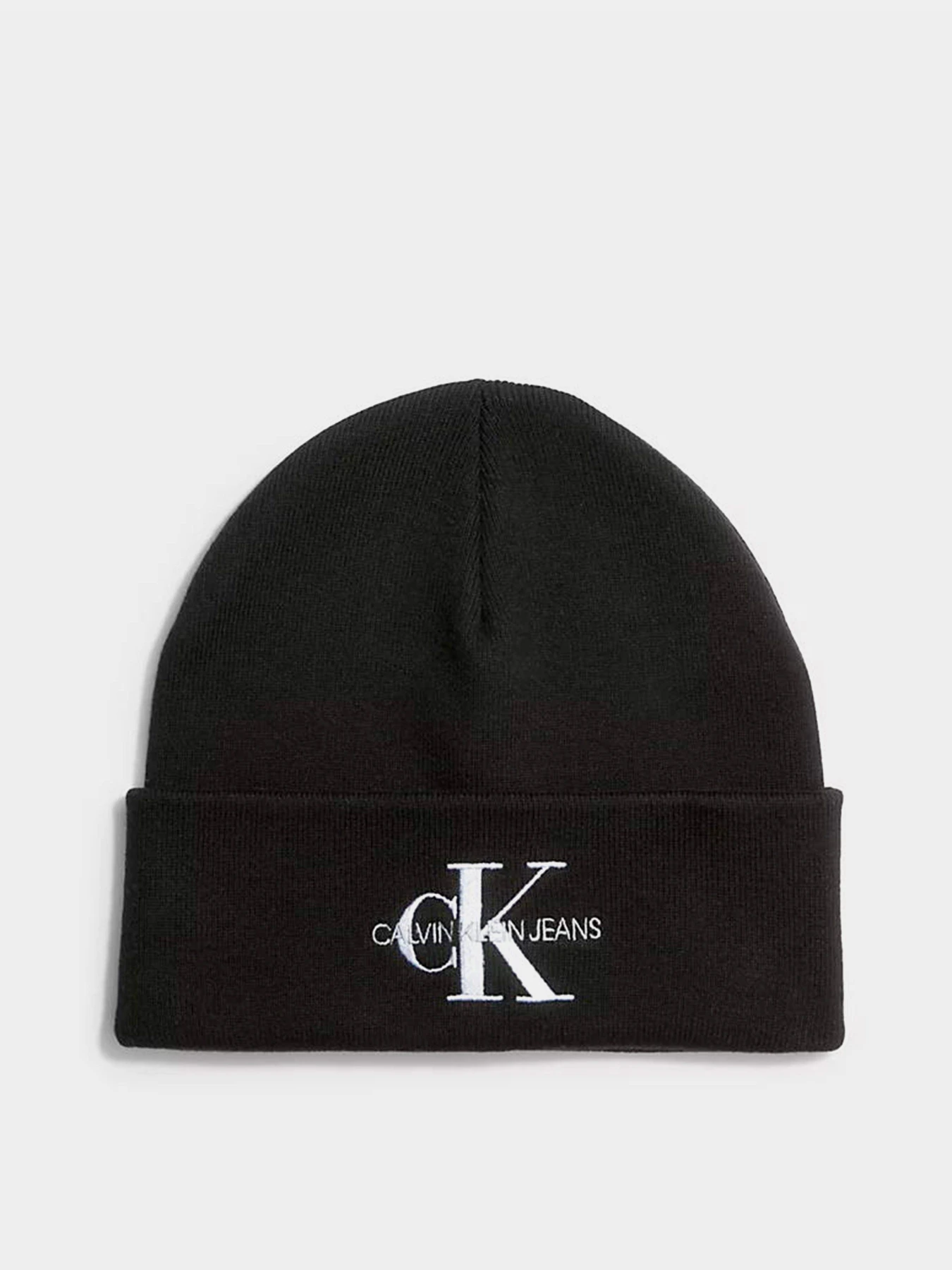 Шапки та кепки Calvin Klein Monologo Embro Beanie модель K50K511160-BDS Шапки та кепки Calvin Klein Monologo Embro Beanie модель K50K511160-BDS Фото