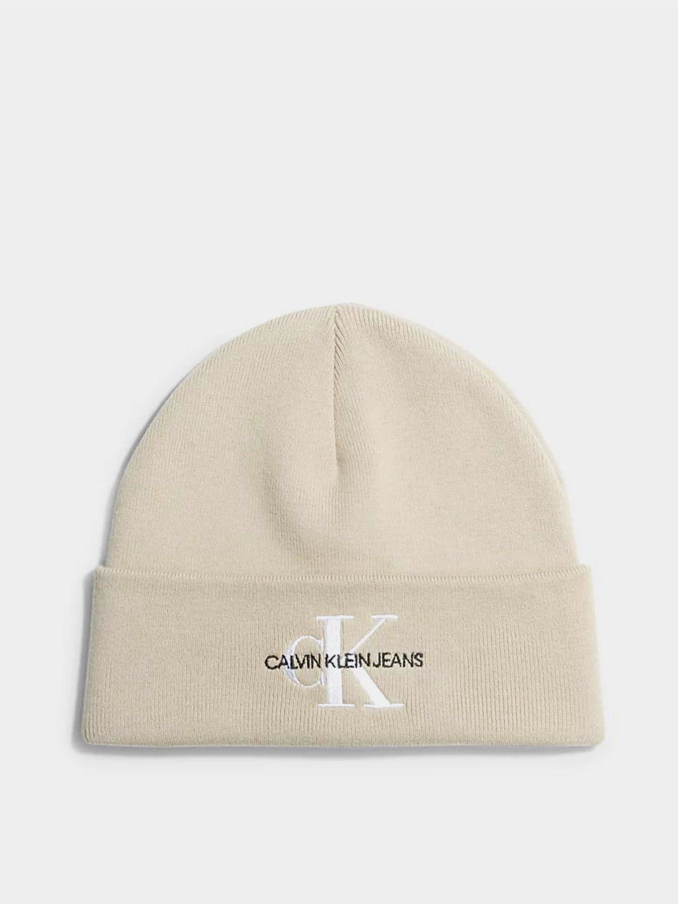 Шапки та кепки Calvin Klein Monologo Embro Beanie модель K50K511160-PED Фото