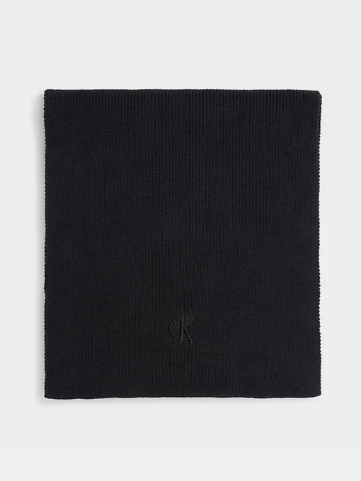 Calvin Klein Archive Logo Scarf Шарф колір чорний фото 2