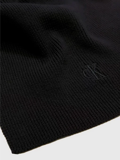 Calvin Klein Archive Logo Scarf Шарф колір чорний фото 3