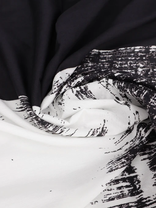 Calvin Klein Monologo Embro Scarf Шарф колір чорний фото 2