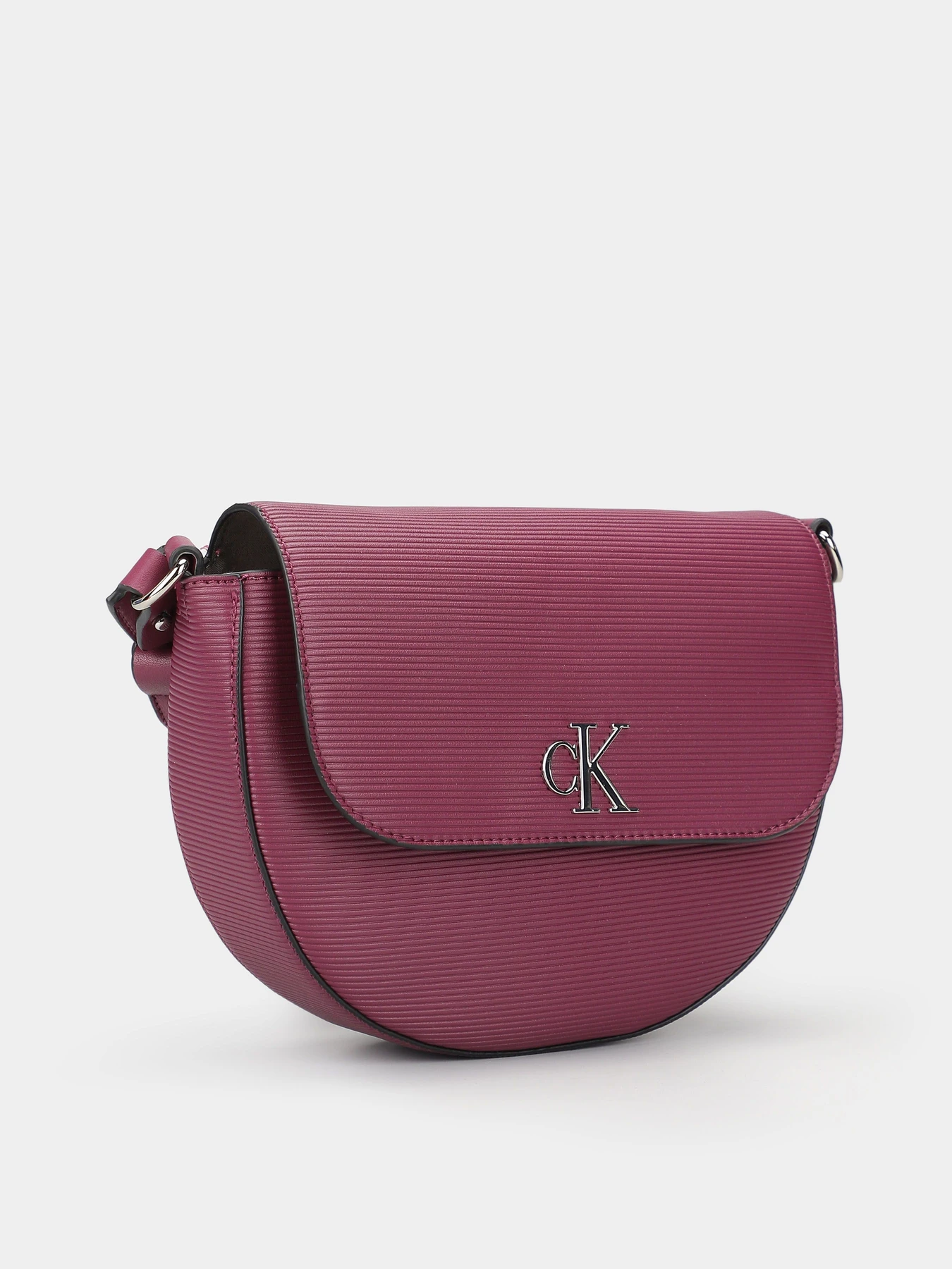Сумки Calvin Klein Minimal Monogram Saddle Bag22 модель K60K611226-VAC Фото