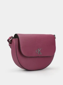Сумки Calvin Klein Minimal Monogram Saddle Bag22 модель K60K611226-VAC Фото