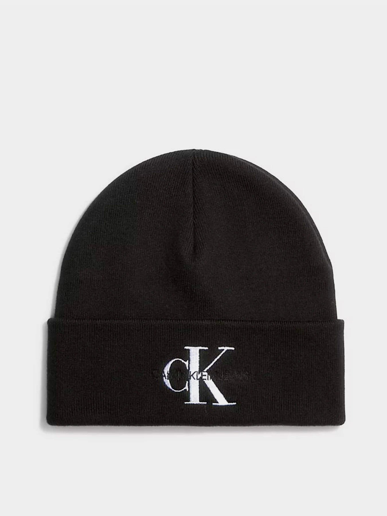 Шапки и кепки Calvin Klein Monologo Embro Beanie модель K60K611254-BDS Шапки и кепки Calvin Klein Monologo Embro Beanie модель K60K611254-BDS Фото