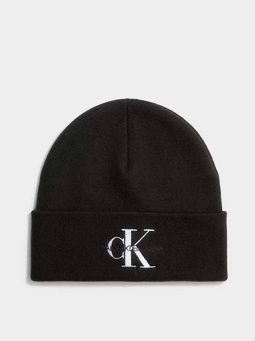 Шапки и кепки Calvin Klein Monologo Embro Beanie модель K60K611254-BDS Фото