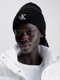 Шапки та кепки Calvin Klein Archive Logo Beanie модель K60K611255-BDS Фото
