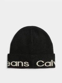 Шапки та кепки Calvin Klein Logo Beanie модель K60K611271-BDS Фото