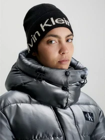 Шапки та кепки Calvin Klein Logo Beanie модель K60K611271-BDS Фото