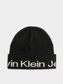Шапки та кепки Calvin Klein Logo Beanie модель K60K611271-BDS Фото