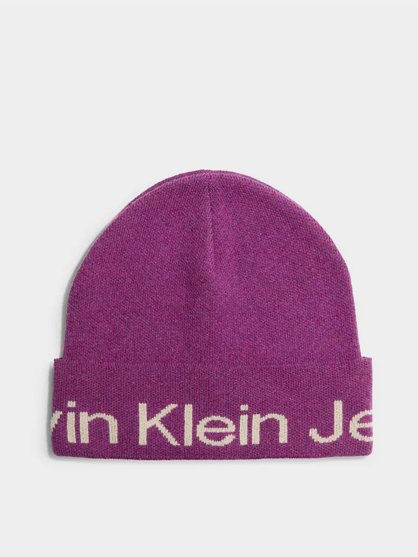 Шапки и кепки Calvin Klein Logo Beanie модель K60K611271-VAC Шапки и кепки Calvin Klein Logo Beanie модель K60K611271-VAC Фото