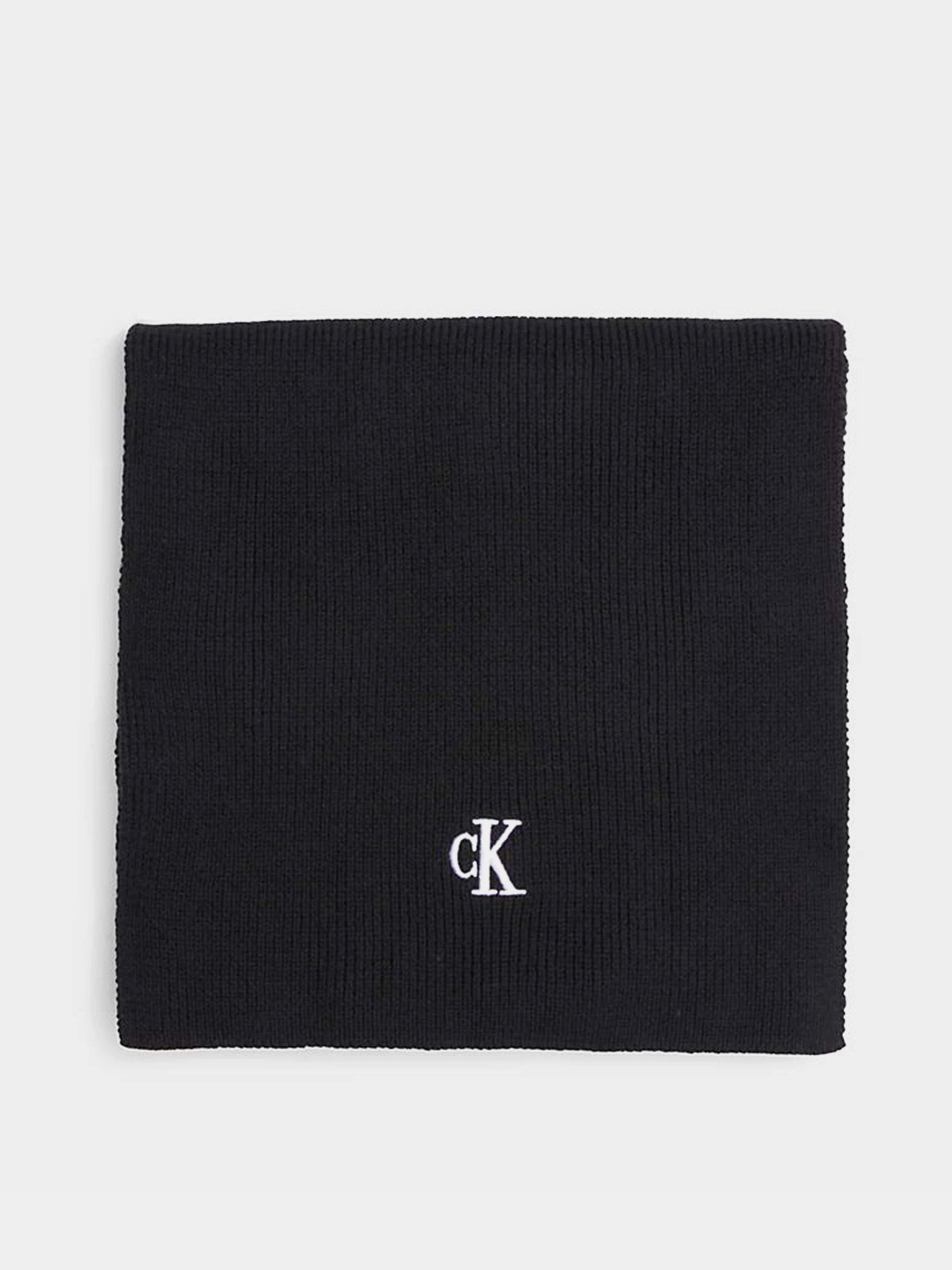 Calvin Klein Archive Logo Scarf Шарф колір чорний фото 2