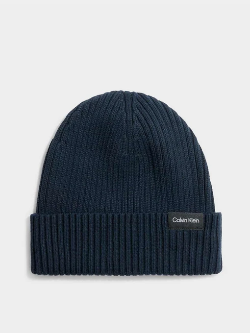 Шапки и кепки Calvin Klein Classic Cotton Rib Beanie модель K50K510982-BA7 Фото