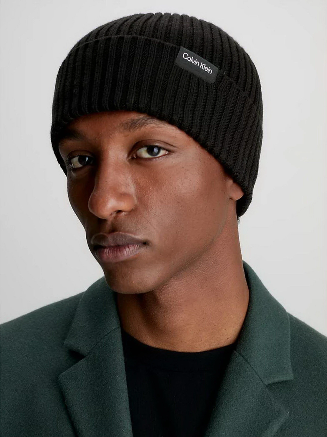 Шапки и кепки Calvin Klein Classic Cotton Rib Beanie модель K50K510982-BAX Шапки и кепки Calvin Klein Classic Cotton Rib Beanie модель K50K510982-BAX Фото
