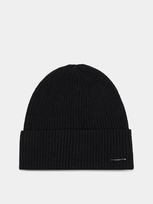 Шапки и кепки Calvin Klein Modern Bar Beanie модель K50K511461-BAX Фото