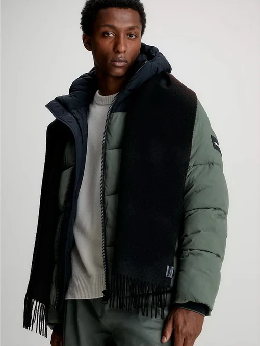 Шарфи та хустки Calvin Klein Classic Wool Woven Scarf модель K50K511008-BAX Фото