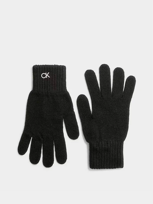 Перчатки и варежки Calvin Klein Re-Lock Knit Gloves модель K60K611164-BAX Фото