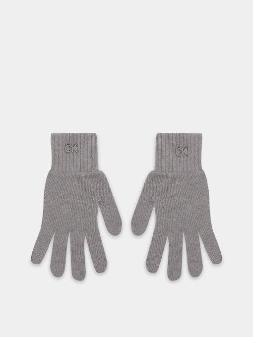 Перчатки и варежки Calvin Klein Re-Lock Knit Gloves модель K60K611164-P4A Фото