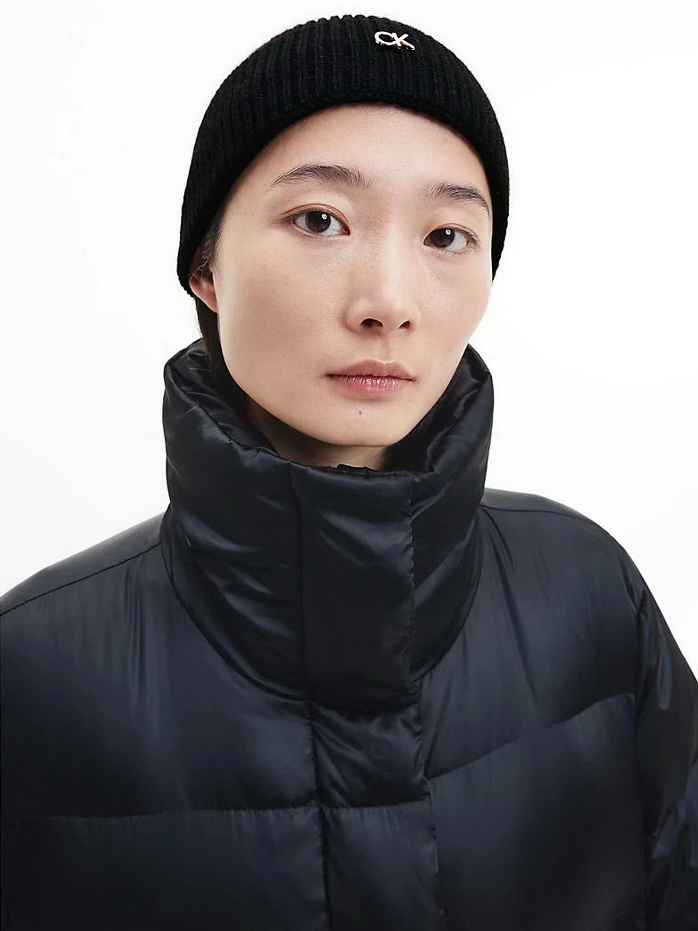 Calvin Klein Re-Lock Beanie Шапка колір чорний фото 3