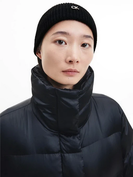 Calvin Klein Re-Lock Beanie Шапка колір чорний фото 3