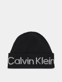 Шапки та кепки Calvin Klein Logo Reverso Tonal Beanie модель K60K611151-BAX Фото