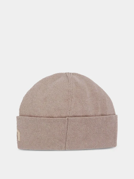 Calvin Klein Logo Reverso Tonal Beanie Шапка колір сірий фото 2