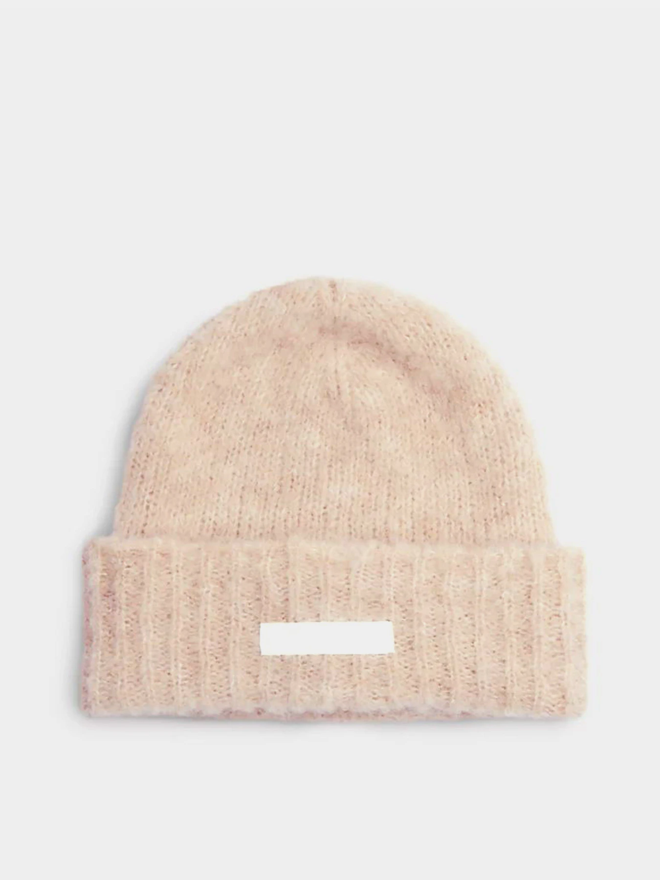 Шапки и кепки Calvin Klein Satin Label Wool-Blend Beanie модель K60K611161-PBP Фото