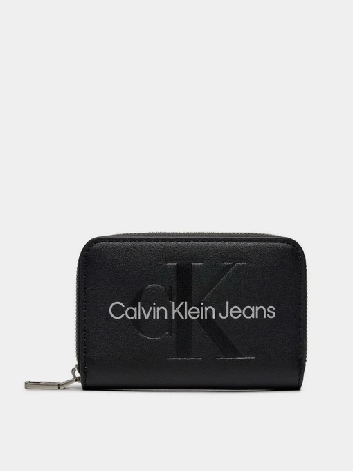 Гаманці Calvin Klein Sculpted Med Zip Around Mono модель K60K607229-0GL Фото