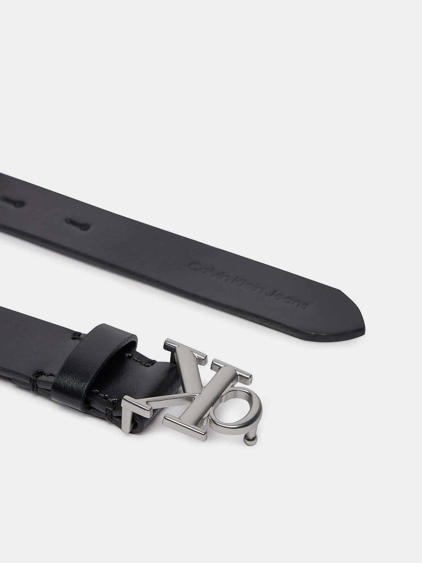 Ремни Calvin Klein Round Mono Plaque Lthr Belt 25Mm модель K60K611988-BEH Ремни Calvin Klein Round Mono Plaque Lthr Belt 25Mm модель K60K611988-BEH Фото