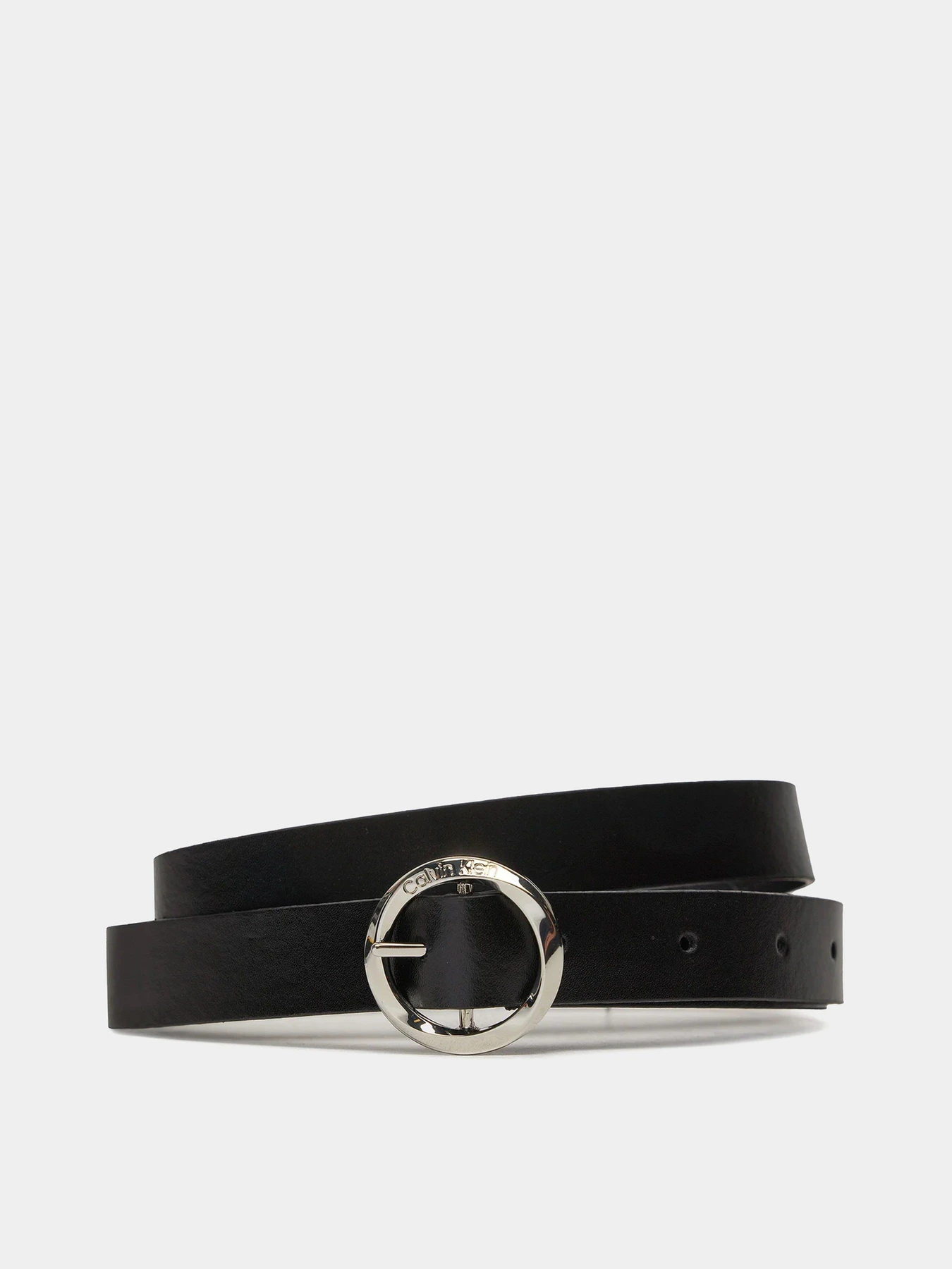 Ремені Calvin Klein Faceted Round Buckle Belt 2.0 модель K60K612211-BEH Фото