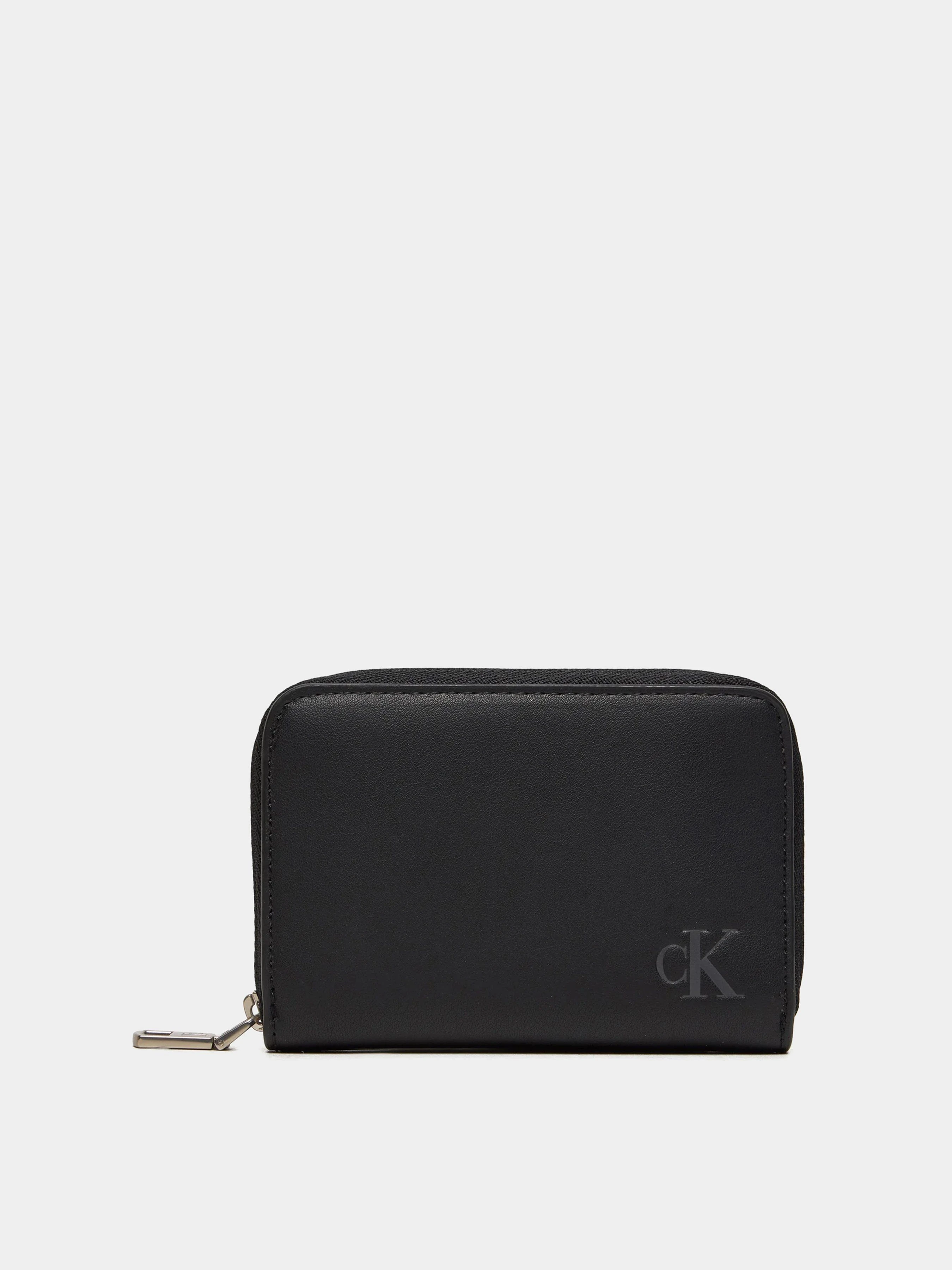Calvin Klein Block Med Zip Around Гаманець колір чорний