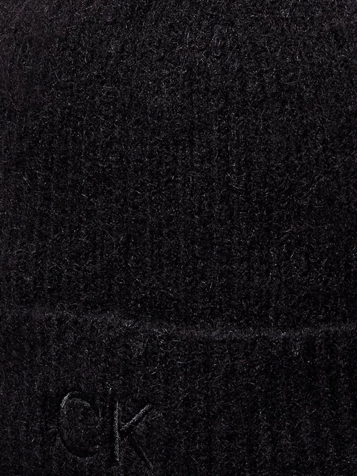 Calvin Klein Embroidery Airy Шапка колір чорний фото 3