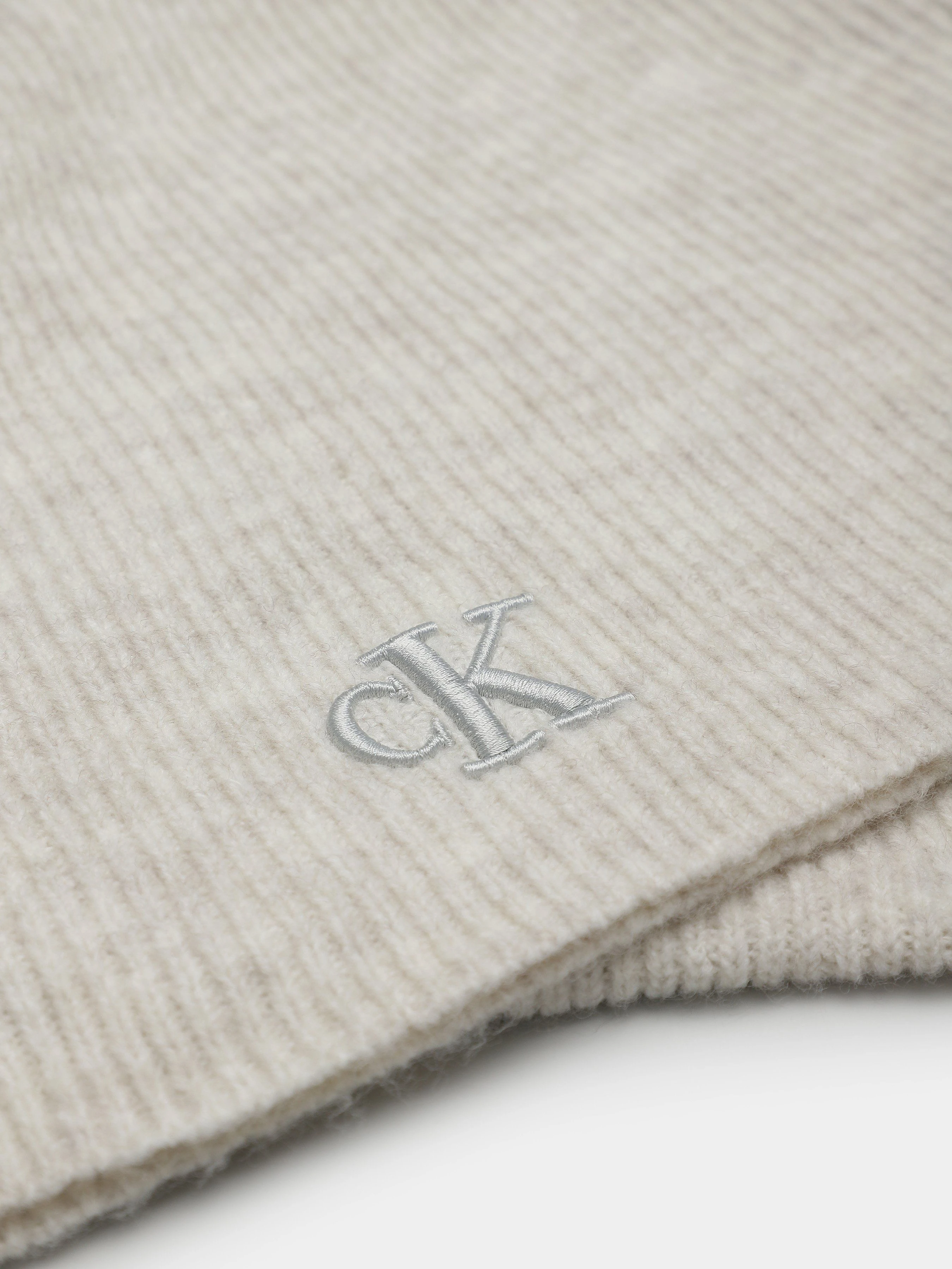 Calvin Klein Thick Embroidery Шарф колір молочний фото 2