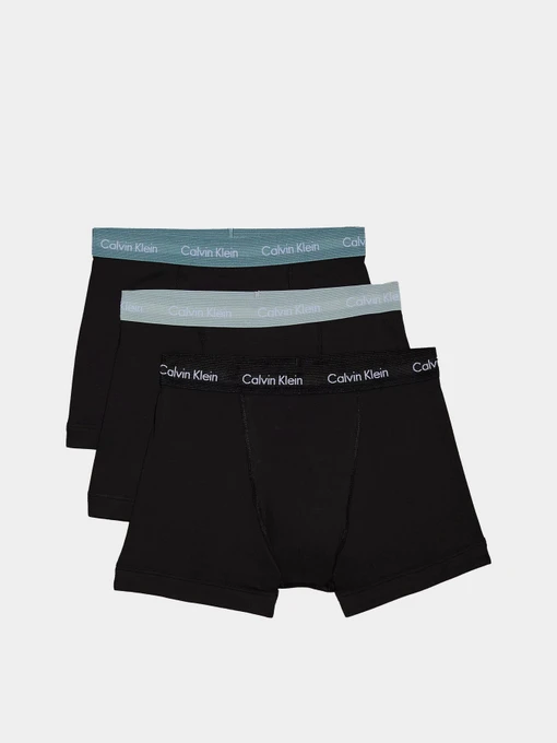 Нижня білизна Calvin Klein Underwear 3 Pack Trunks - Cotton Stretch модель 0000U2662G-Q3R Фото