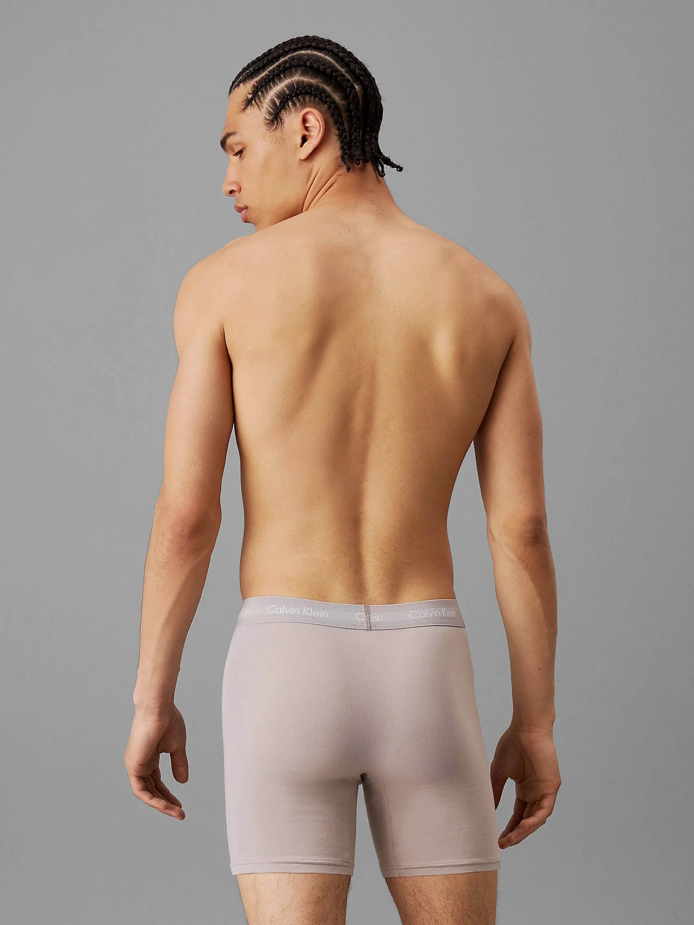 Нижнее белье Calvin Klein Underwear 3-Pack Boxers - Cotton Stretch модель 000NB1770A-QRH Фото