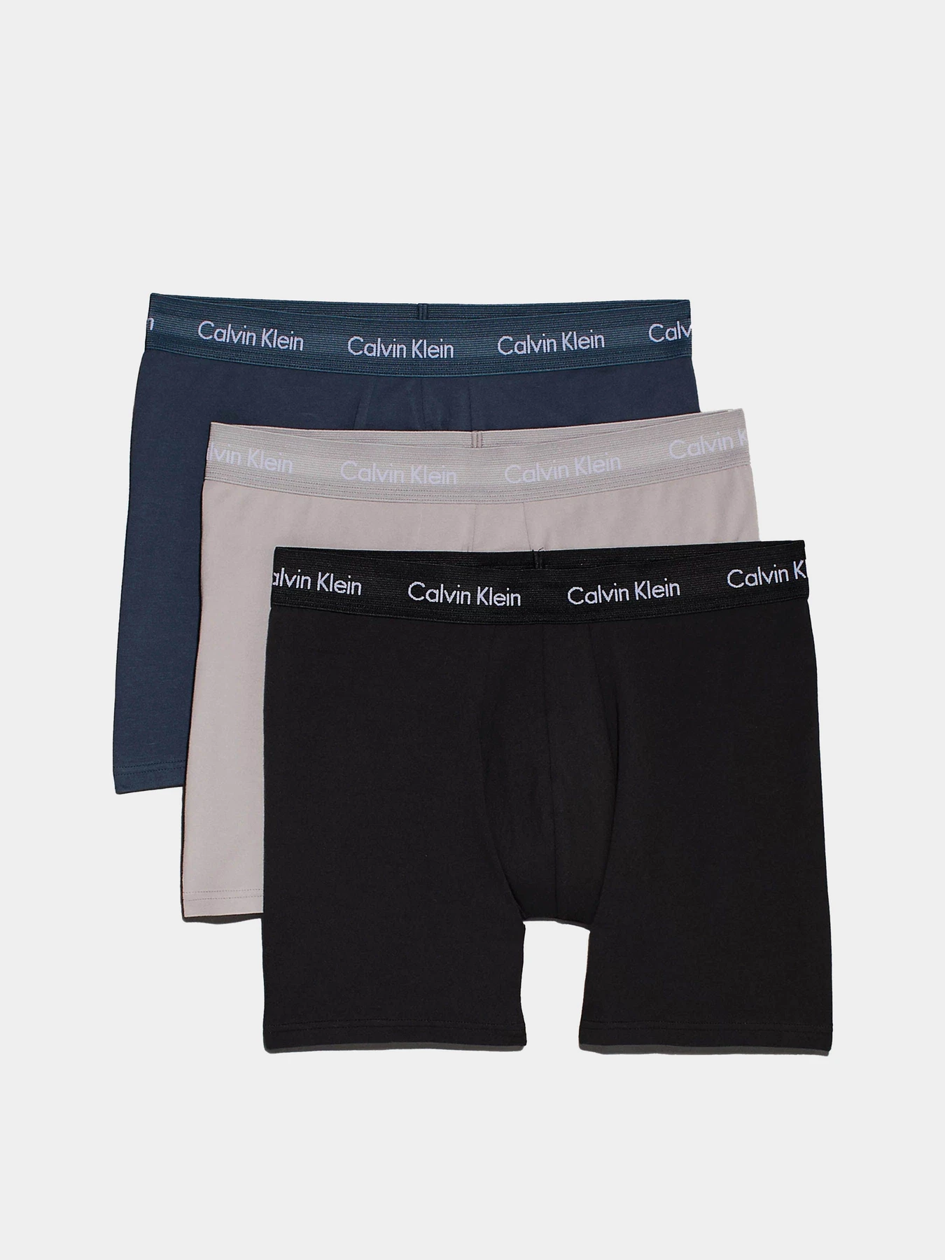 Нижнее белье Calvin Klein Underwear 3-Pack Boxers - Cotton Stretch модель 000NB1770A-QRH Фото