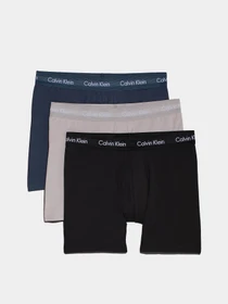 Нижнее белье Calvin Klein Underwear 3-Pack Boxers - Cotton Stretch модель 000NB1770A-QRH Фото