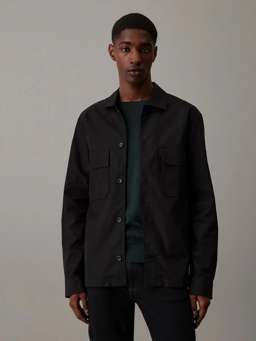 Рубашки Calvin Klein Cotton Nylon Overshirt модель K10K109920-BEH Фото