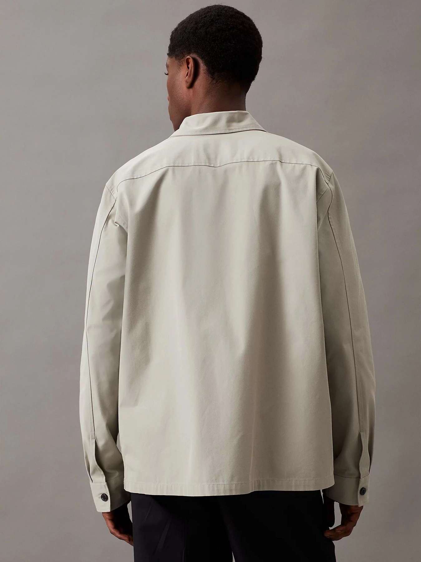 Рубашки Calvin Klein Cotton Nylon Overshirt модель K10K109920-PC7 Рубашки Calvin Klein Cotton Nylon Overshirt модель K10K109920-PC7 Фото