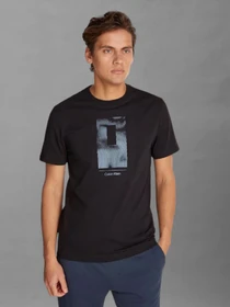 Футболки и поло Calvin Klein Vertical Lines Graphic модель K10K113588-BEH Фото
