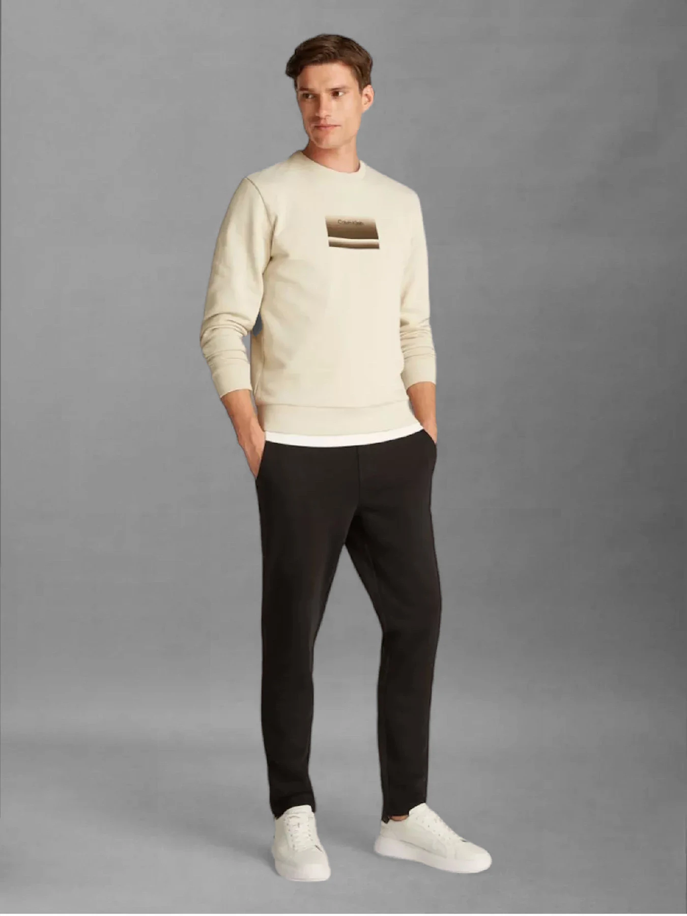 Брюки Calvin Klein Nano Logo модель K10K113654-BEH Брюки Calvin Klein Nano Logo модель K10K113654-BEH Фото